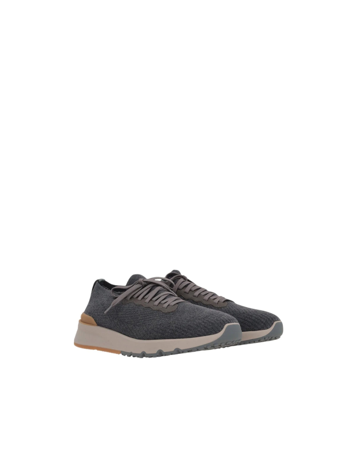 Cotton Knit Sneakers-BRUNELLO CUCINELLI-JOHN JULIA