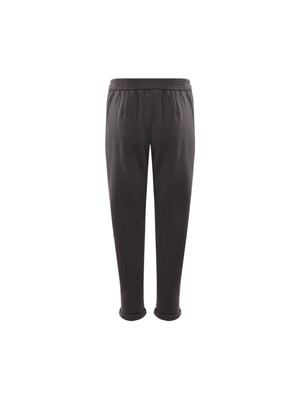 Cotton Silk Blend Joggers-BRUNELLO CUCINELLI-JOHN JULIA