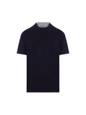 Cotton T-shirt-BRUNELLO CUCINELLI-JOHN JULIA