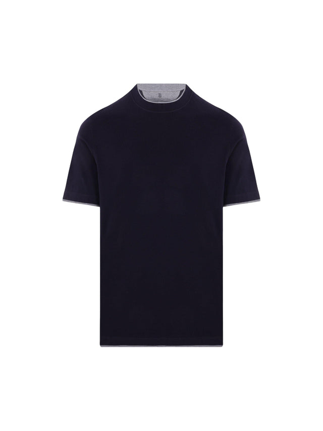 Cotton T-shirt-BRUNELLO CUCINELLI-JOHN JULIA