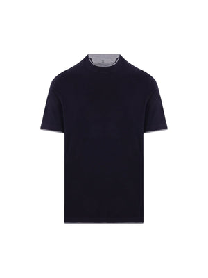 Cotton T-shirt-BRUNELLO CUCINELLI-JOHN JULIA