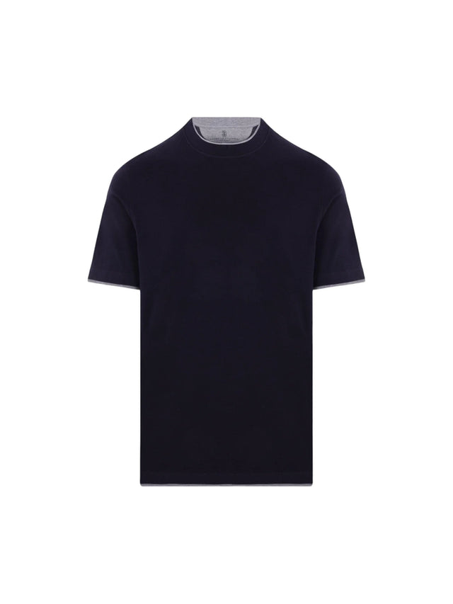 Cotton T-shirt-BRUNELLO CUCINELLI-JOHN JULIA