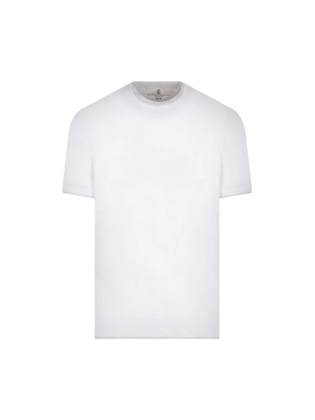 Cotton T-shirt-BRUNELLO CUCINELLI-JOHN JULIA