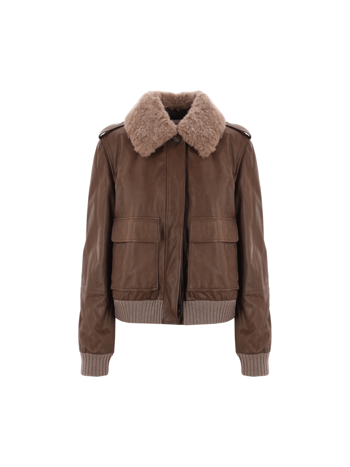 Country Nappa Padded Bomber Jacket-BRUNELLO CUCINELLI-JOHN JULIA