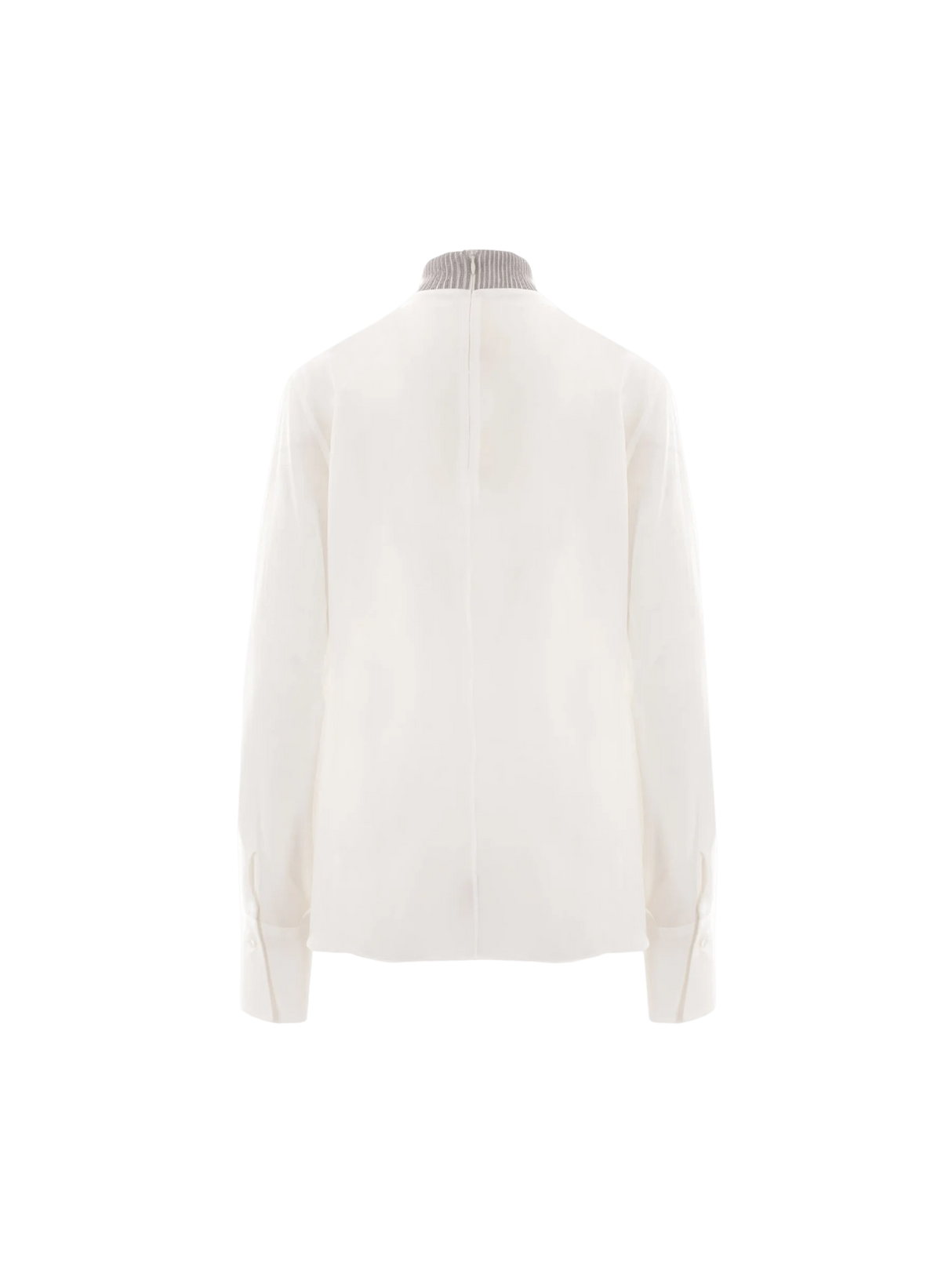 Crepe De Chine Blouse-BRUNELLO CUCINELLI-JOHN JULIA