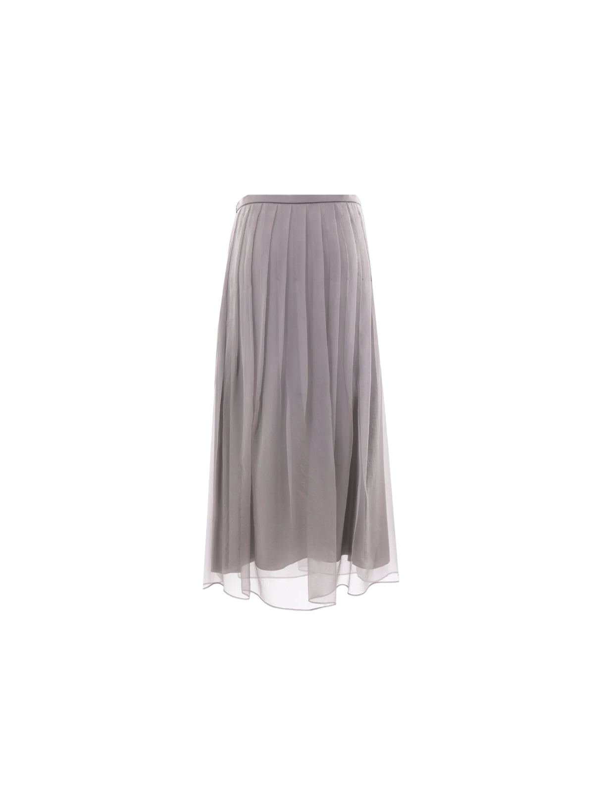 Crispy Chiffon Round Skirt-BRUNELLO CUCINELLI-JOHN JULIA