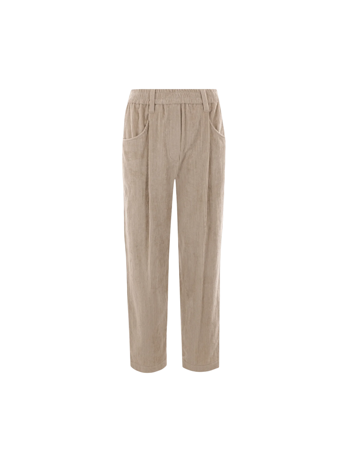 Cropped Baggy Corduroy Trousers-BRUNELLO CUCINELLI-JOHN JULIA