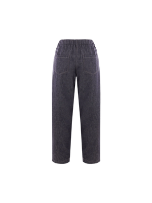 Denim Track Trousers-BRUNELLO CUCINELLI-JOHN JULIA