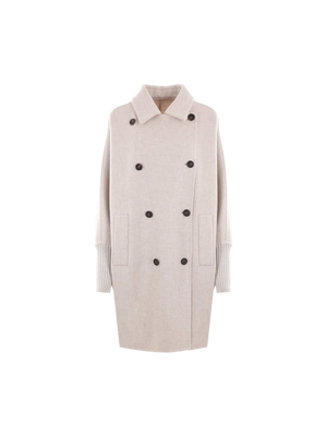 Double-breasted Cashmere Coat-BRUNELLO CUCINELLI-JOHN JULIA