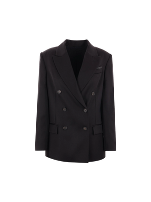 Double-breasted Wool Jacket-BRUNELLO CUCINELLI-JOHN JULIA