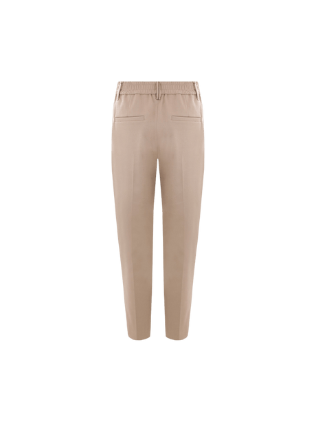 Drill Darted Trousers-BRUNELLO CUCINELLI-JOHN JULIA