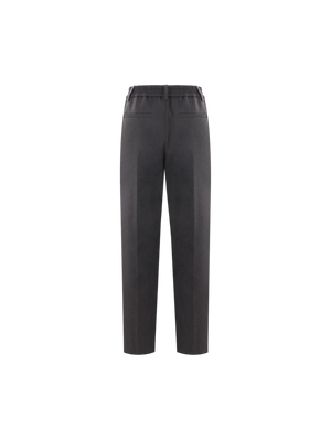 Drill Darted Trousers-BRUNELLO CUCINELLI-JOHN JULIA