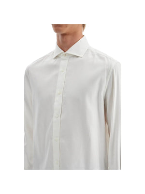 Easy Fit Cotton And Lyocell Shirt