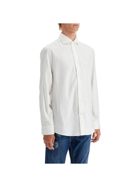 Easy Fit Cotton And Lyocell Shirt