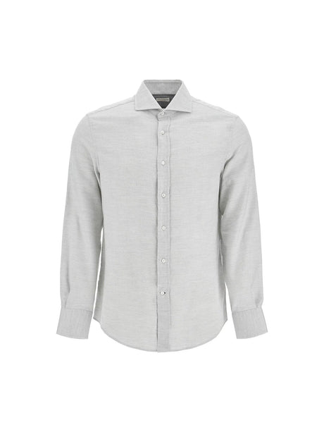 Easy Fit Cotton Shirt-Brunello Cucinelli-JOHN JULIA