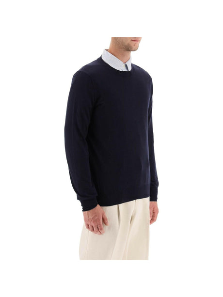 Fine Wool Cashmere Sweater.