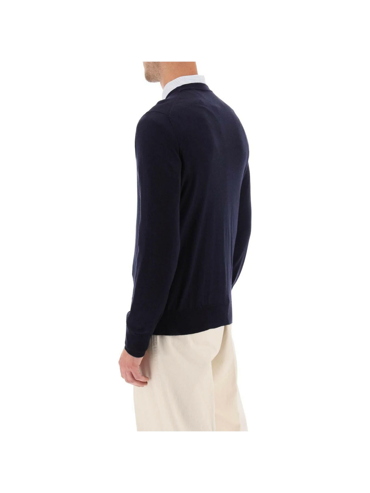 Fine Wool Cashmere Sweater.