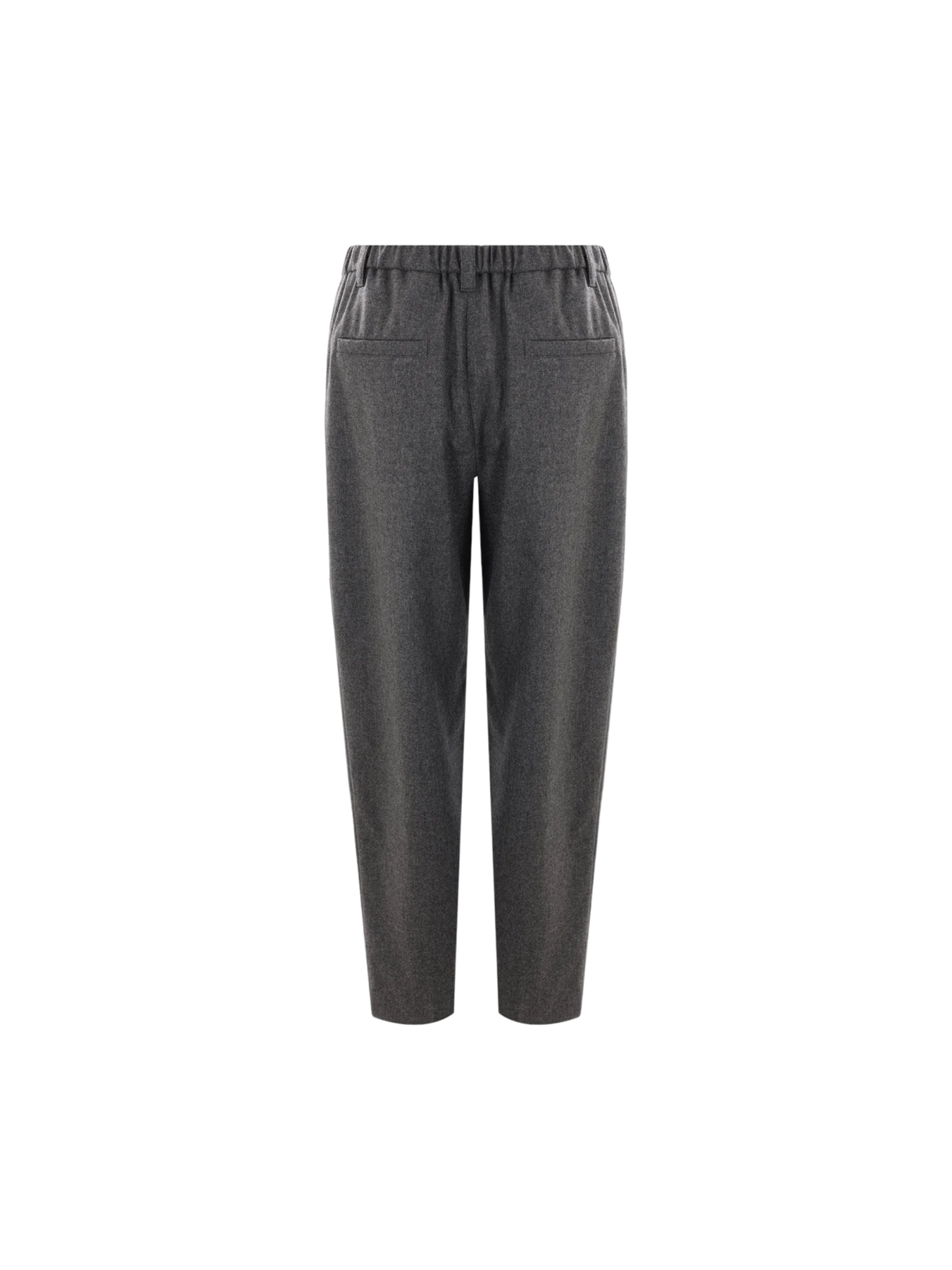 Flannel Baggy Trousers-BRUNELLO CUCINELLI-JOHN JULIA