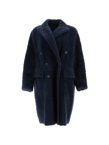 Frosty Effect Shearling Coat - 34 - Woman > Clothing > Outerwear > Coats