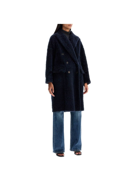 Frosty Effect Shearling Coat - Woman > Clothing > Outerwear > Coats