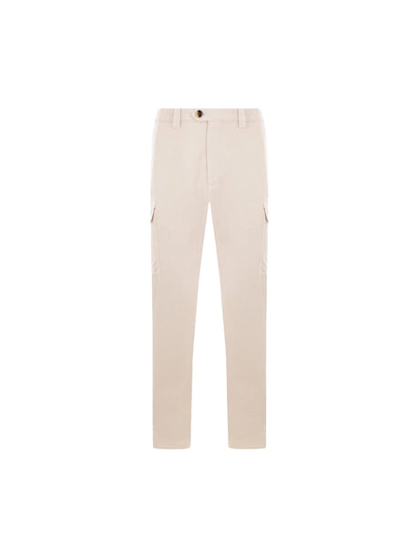 Gabardine Cargo Trousers-BRUNELLO CUCINELLI-JOHN JULIA