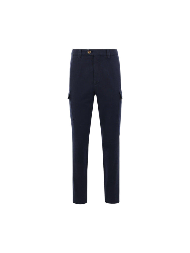 Gabardine Cargo Trousers-BRUNELLO CUCINELLI-JOHN JULIA