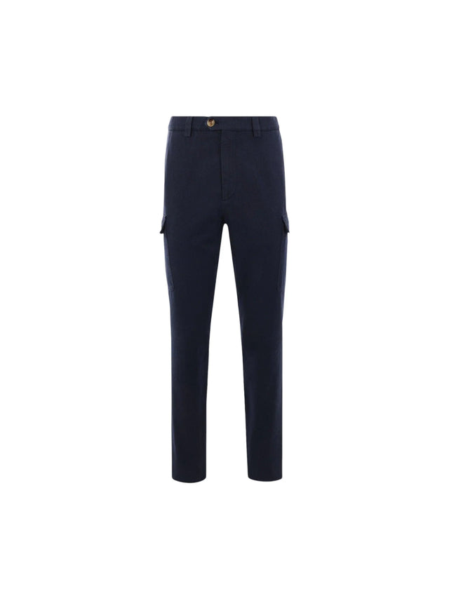 Gabardine Cargo Trousers-BRUNELLO CUCINELLI-JOHN JULIA