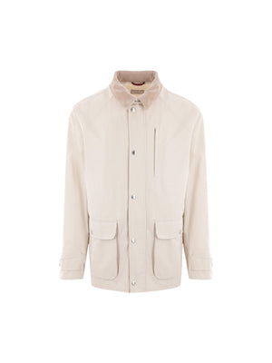 Gabardine Field Jacket-BRUNELLO CUCINELLI-JOHN JULIA