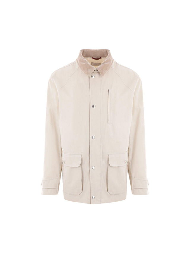 Gabardine Field Jacket-BRUNELLO CUCINELLI-JOHN JULIA