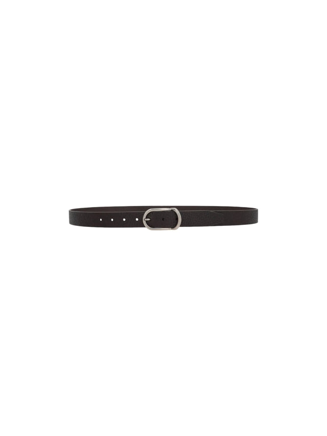 Grainy Leather Belt-BRUNELLO CUCINELLI-JOHN JULIA