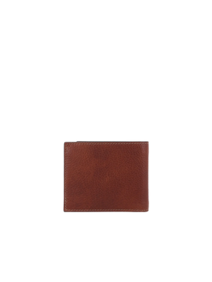 Grainy Leather Bi-Fold Wallet-BRUNELLO CUCINELLI-JOHN JULIA