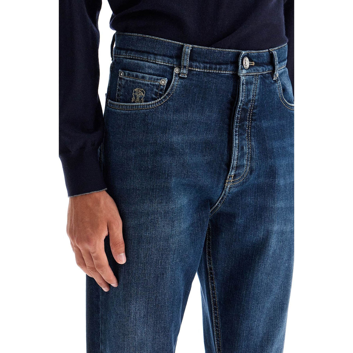 BRUNELLO CUCINELLI-Iconic Fit Five-Pocket Jeans -JOHN JULIA.