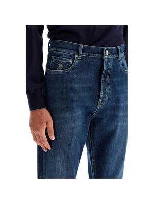 BRUNELLO CUCINELLI-Iconic Fit Five-Pocket Jeans -JOHN JULIA.