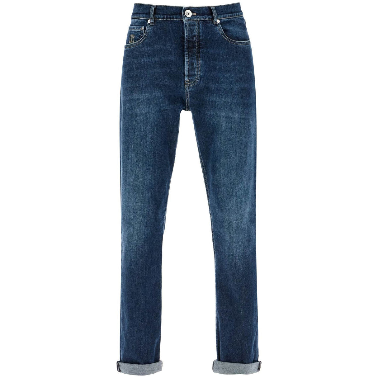 BRUNELLO CUCINELLI-Iconic Fit Five-Pocket Jeans -JOHN JULIA.