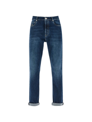 BRUNELLO CUCINELLI-Iconic Fit Five-Pocket Jeans -JOHN JULIA.