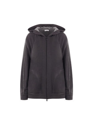 Interlock Full-zip Hoodie-BRUNELLO CUCINELLI-JOHN JULIA