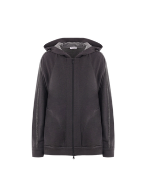 Interlock Full-zip Hoodie-BRUNELLO CUCINELLI-JOHN JULIA