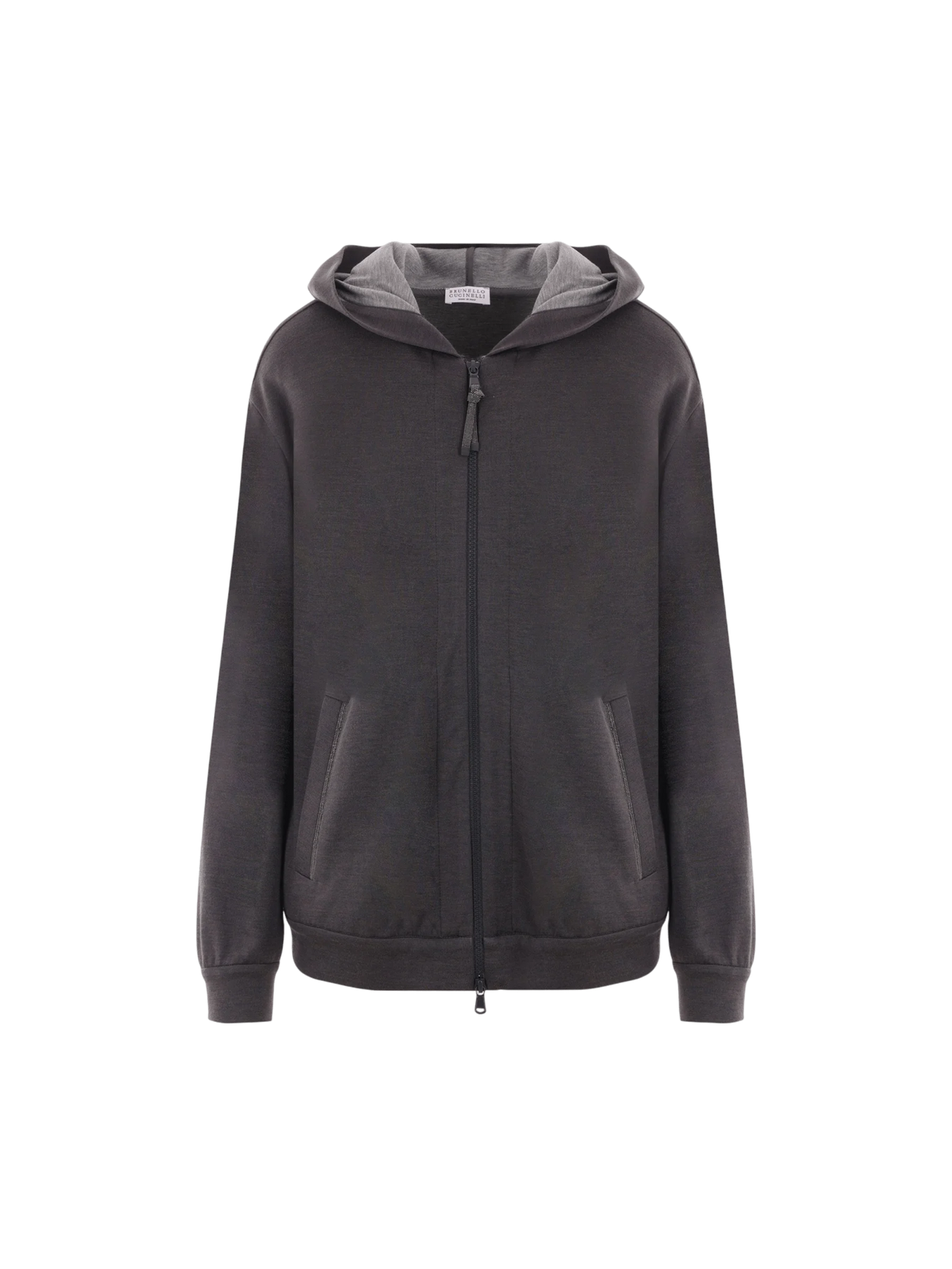 Interlock Full-zip Hoodie-BRUNELLO CUCINELLI-JOHN JULIA