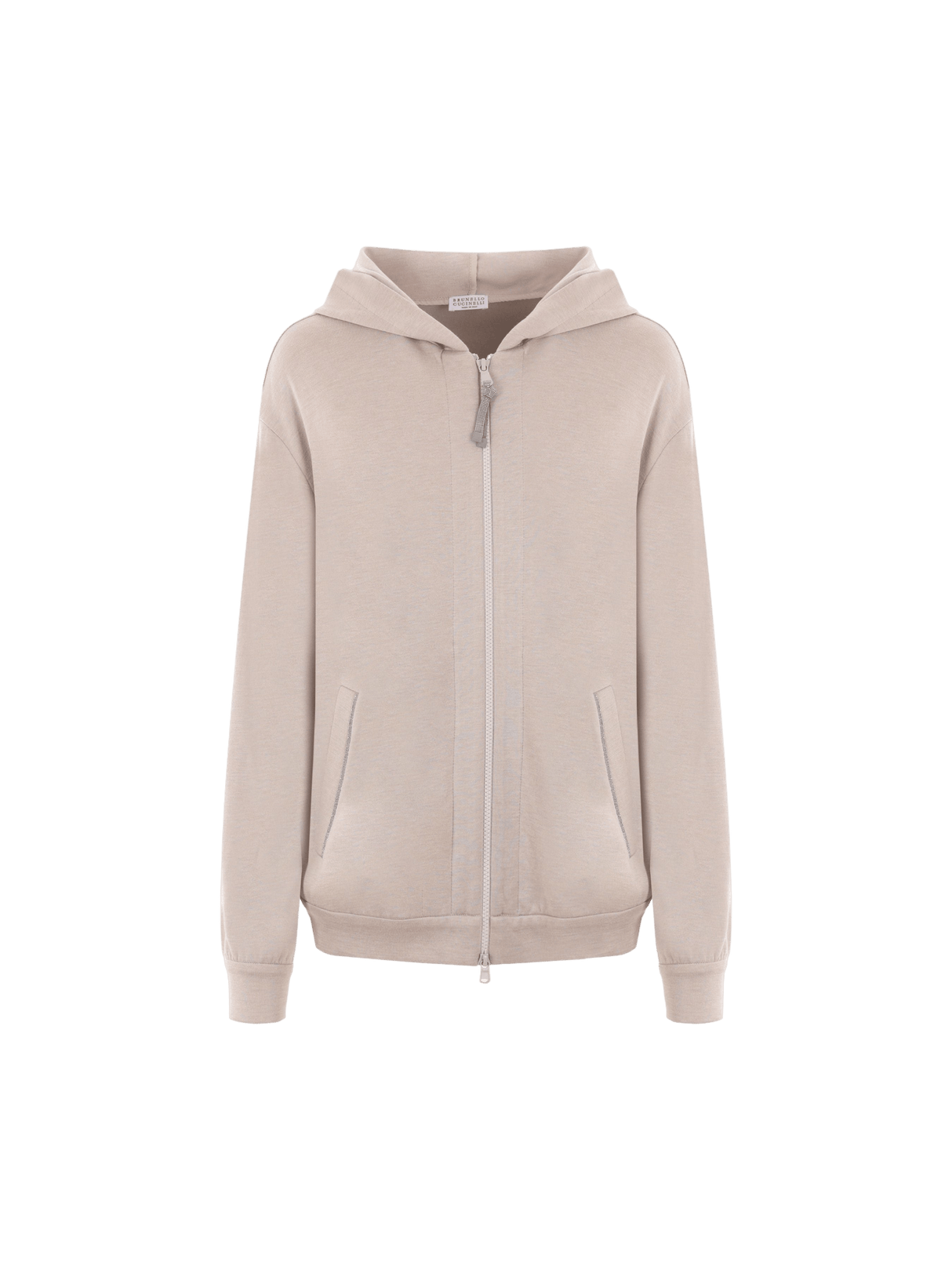 Interlock Full-zip Hoodie-BRUNELLO CUCINELLI-JOHN JULIA