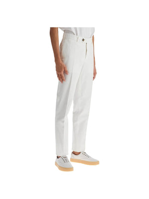 Italian Fit Gabardine Trousers For