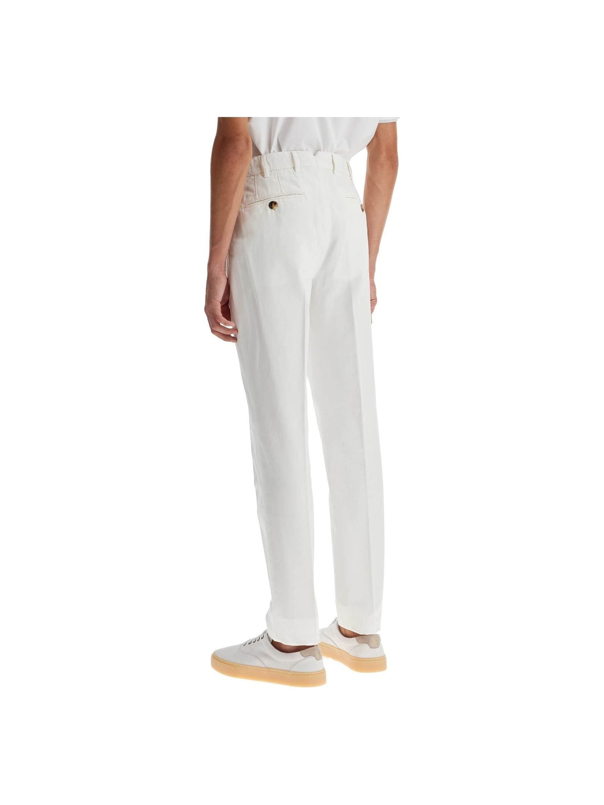 Italian Fit Gabardine Trousers For