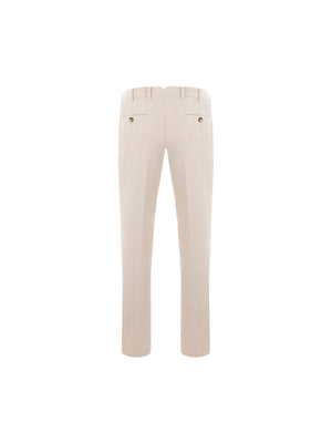 BRUNELLO CUCINELLI-Italian-fit Gabardine Trousers-JOHN JULIA