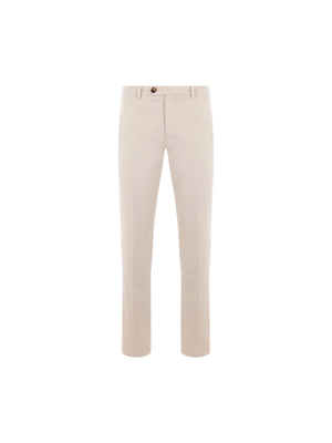 BRUNELLO CUCINELLI-Italian-fit Gabardine Trousers-JOHN JULIA