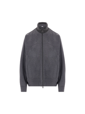 Jersey Full-zip Sweatshirt-BRUNELLO CUCINELLI-JOHN JULIA