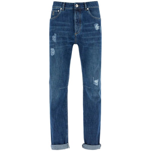 BRUNELLO CUCINELLI-Leisure Fit Five-Pocket Jeans -JOHN JULIA.