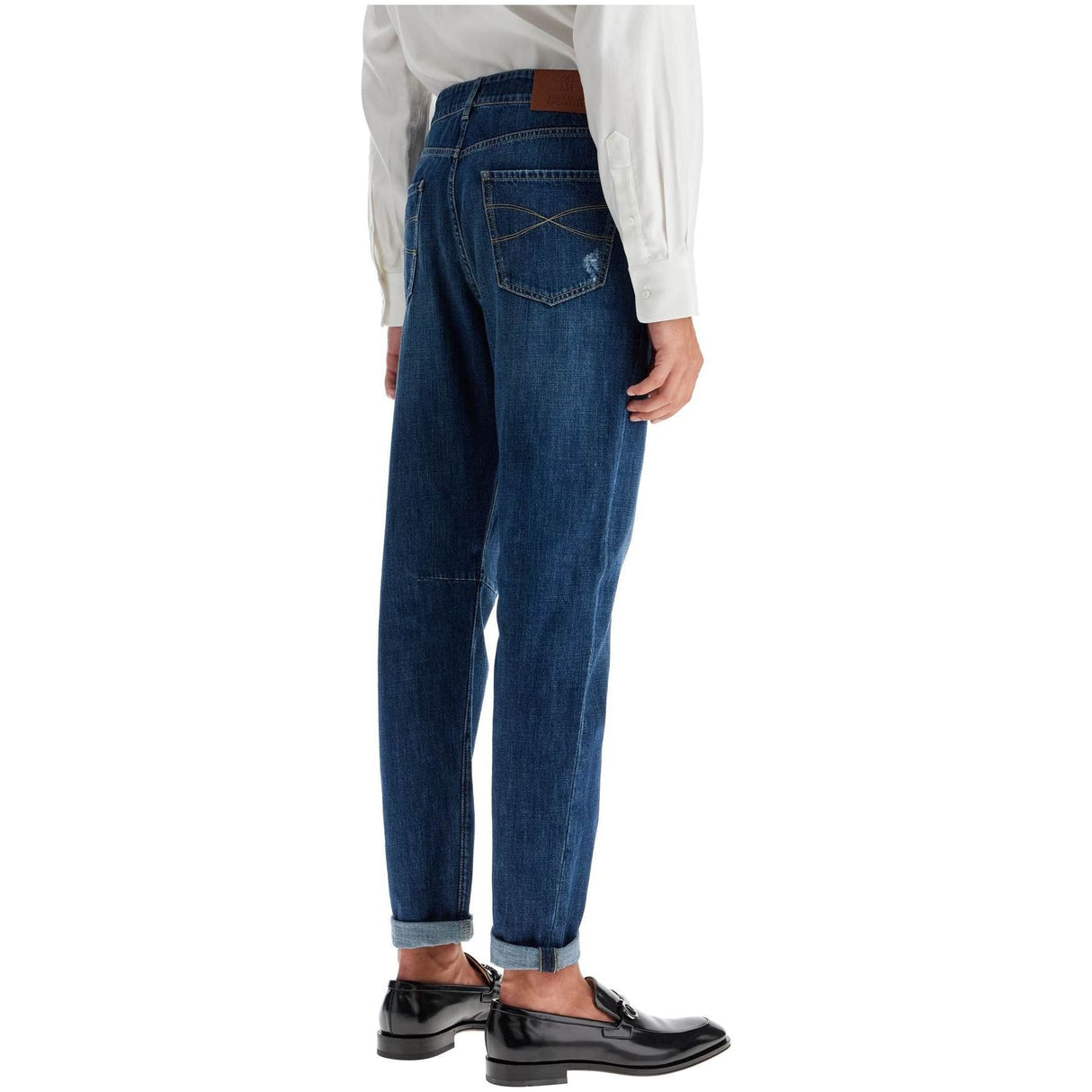 BRUNELLO CUCINELLI-Leisure Fit Five-Pocket Jeans -JOHN JULIA.