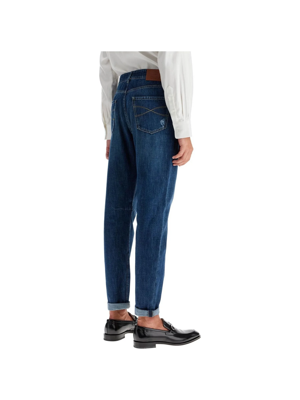 BRUNELLO CUCINELLI-Leisure Fit Five-Pocket Jeans -JOHN JULIA.