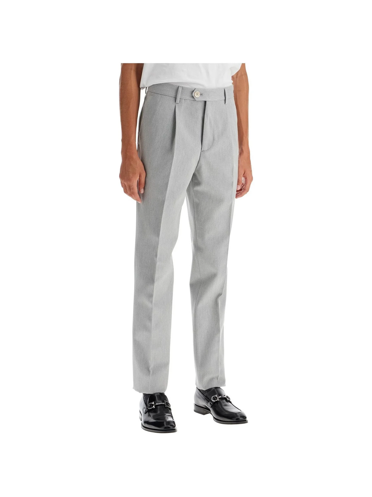 BRUNELLO CUCINELLI-Leisure Fit Pleated Trousers -JOHN JULIA.