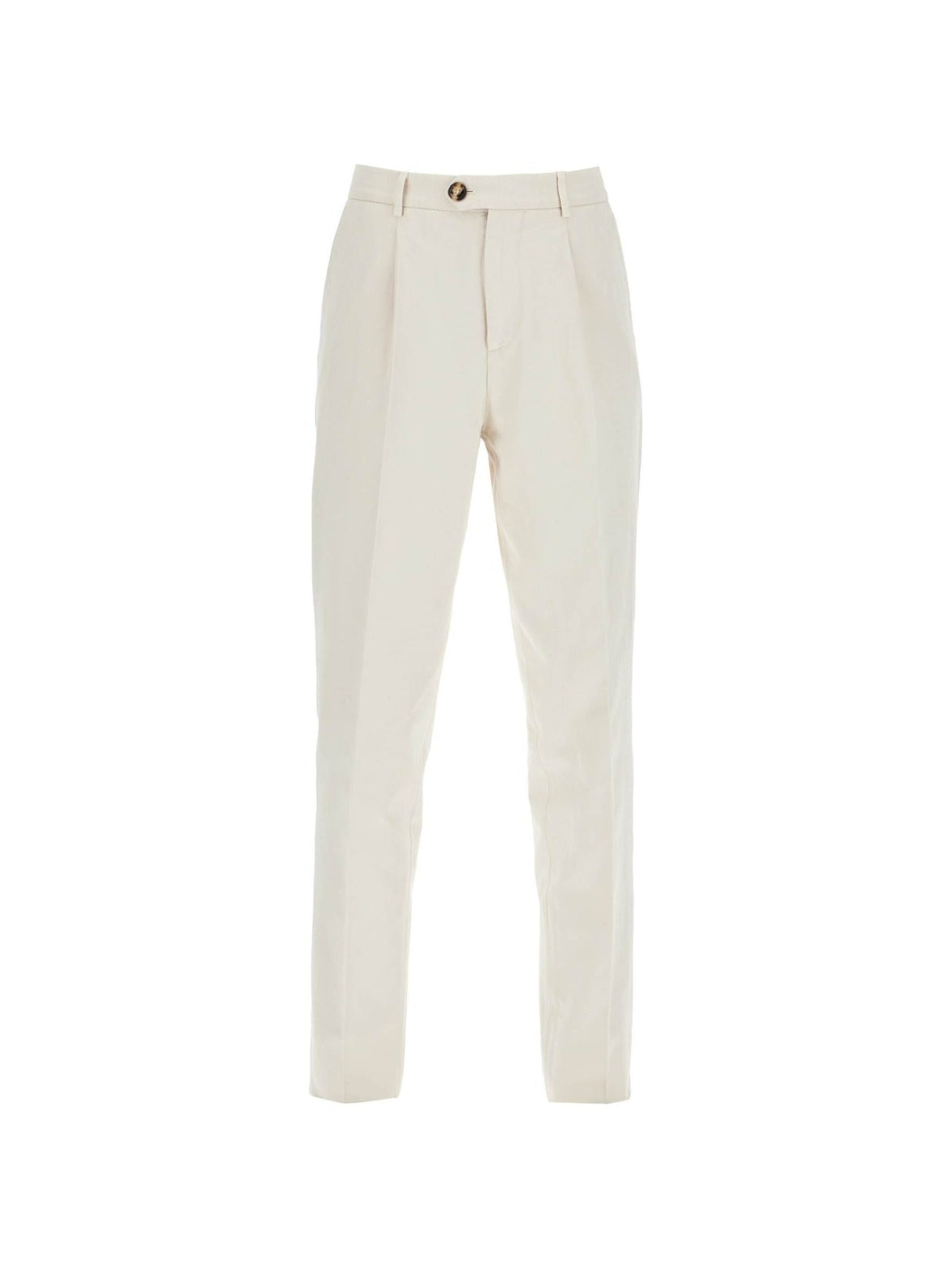 BRUNELLO CUCINELLI-Leisure Fit Pleated Trousers-JOHN JULIA