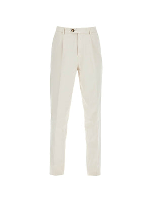 BRUNELLO CUCINELLI-Leisure Fit Pleated Trousers-JOHN JULIA